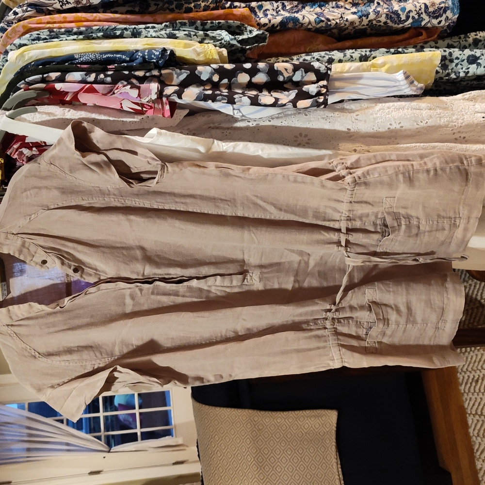 Zara Tan Casual Dress